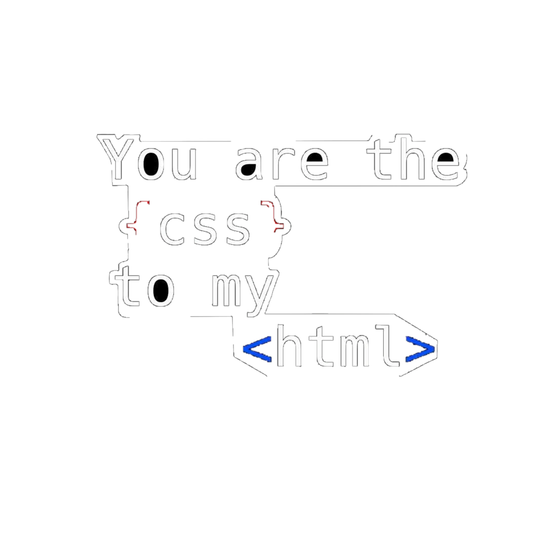 you are the css to my html Sticker